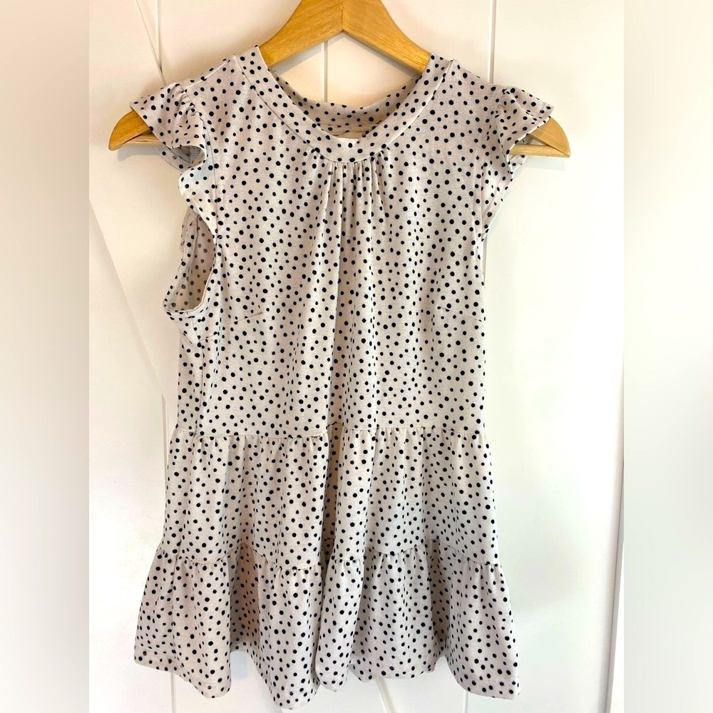 Monetau Polka Dot Top with Ruffle Sleeves Feminine Coquette